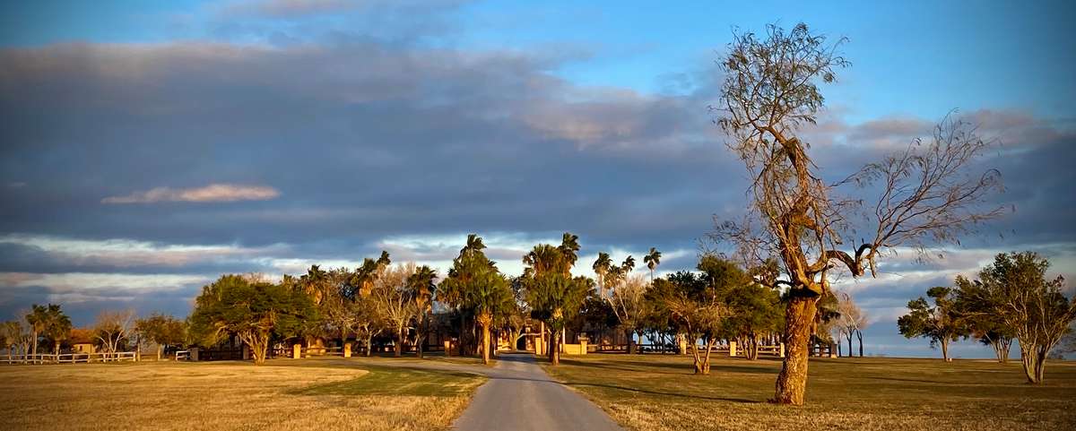 Texas free range hunting lodge