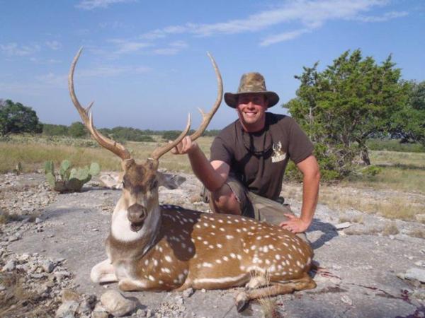 Exotic hunting trip in Texas